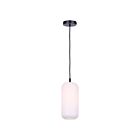 Canarm IPL1250A01BK-OR Malek 1-lumière 60W Noir mat Suspendu
