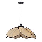 Canarm IPL2182B01BKP 1-Lumière 60W Noir mat Suspendu