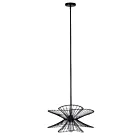 Canarm IPL2193B01BK 1-Lumière 60W Noir mat Suspendu