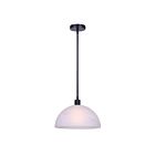 Canarm IPL2260B01BK13 Marek 1-lumière 60W Noir mat Suspendu