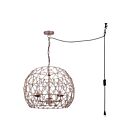 Canarm IPL2269B03BR20 Hora-Marron 3-lumières 180W Beige Suspendu