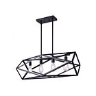 Suspendu à tige SKAR Canarm IPL379B04BK32 240W 4-Lumières Noir mat