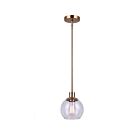 Suspendu à tige LANDRY Canarm IPL560B01GD 100W 1-Lumière Or