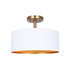 Canarm Rexton ISF1119A02WHG 2-Lumières 120W Blanc mat Plafonnier