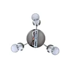 Canarm ISF1205A03BN 3-Lumières 180W Nickel brossé Plafonnier semi encastré