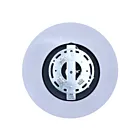 Canarm ISF1229A01BK 1-Lumière 60W Noir mat Plafonnier semi encastré