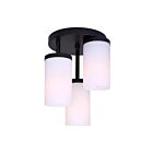 Canarm ISF1234A03BK-FO Britton 180W Noir mat Plafonnier semi encastré