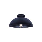 Canarm ISF2192B01BK 1-Lumière 60W Noir mat Plafonnier semi encastré