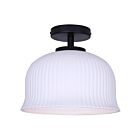 Canarm ISF2262B01BK Sana 60W Noir mat Plafonnier semi encastré