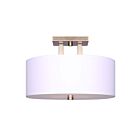 Plafonnier semi encastré Canarm ISF578A03GD RIVER 3-Lumières 180W Or