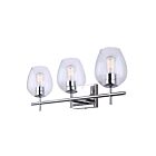 Canarm Cain IVL1019A03CH Chrome 3-Lights 100W Vanity Light