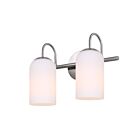 Canarm Novalee IVL1130A02BN 2-Lumières Nickel brossé Vanité