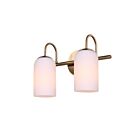 Luminaire de vanité à LED NOVALEE Canarm IVL1130A02GD 2-lumières 120W Or