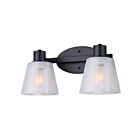 Canarm Luelle IVL1151A02BK 2-Lumières Noir mat Vanité