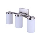 Canarm IVL1234A03BN-FO Britton 3-lumières 300W Nickel brossé Lumière Vanité