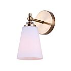 Canarm IVL2249B01GD Solara 1-lumière 60W Or Lumière Vanité