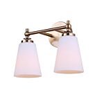 Canarm IVL2249B02GD Solara 2-lumières 120W Or Lumière Vanité