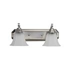 Canarm IVL30273 2-lumières 120W Étain brossé et chrome Lumière Vanité