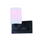 Luminaire de vanité Canarm HAMPTON IVL370A01BK 1-lumière 100W noir mat