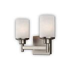 Applique murale Lyndi Canarm nickel brossé 2 lumières IVL408A02BN