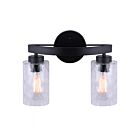 Vanity Light NEWPORT Canarm IVL754A02BK 200W 2-Lumières Noir mat