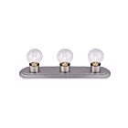 Canarm IVLBS1351 3-lumières 180W Étain brossé Lumière Vanité