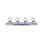 Canarm IVLBS1407 4-lumières 240W Chrome Lumière Vanité