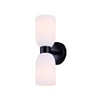 Canarm IWF1251A02BK Darius 120W Noir mat Applique murale