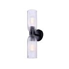 Canarm IWF1252A02BK Omarion 120W Noir mat Applique murale