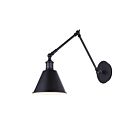 Luminaire Murale Canarm IWF582A01BK 1-Lumière Noir mat