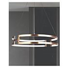 Canarm Bettony LCH278A24PGD Or peint Lustre sur cordon LED