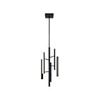 Canarm Yavin LCH282A05BK Noir mat Lustre à tige LED