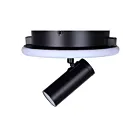 Canarm LCW314A01BK 9W Noir mat et faux bois LED Lampe sur rail