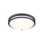Canarm LFM112A16ORB-3CCT Gilda 31.5W Bronze patiné à l'huile LED Plafonnier encastré CCT Sélectionnable