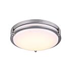 Canarm LFM112A19BN-3CCT Gilda 38W Nickel brossé LED Plafonnier encastré CCT Sélectionnable