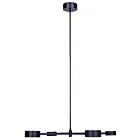 Canarm LPL315A04BK 43W Noir mat et faux bois Suspendu