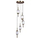 Canarm LPL321A05GD 23W Noir mat et faux bois Suspendu
