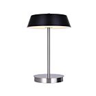 Canarm Jessa LTL263A14BKN Noir mat et nickel brossé 16W Lampe de table