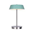 Canarm Jessa LTL263A14GRN Nickel brossé et vert 16W Lampe de table
