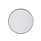 Miroir rond à cadre métallique Canarm R1MBK32 noir mat