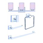 Ensemble pour salle de bain Canarm JAE R5JAE-CH 3-lumières 300W chrome