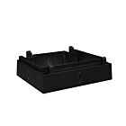 CSC LED KWP-BKPL-SM-BK Noir Plaque arrière Keystone pour packs muraux