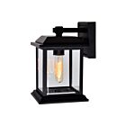 Lanterne murale d'extérieur CWI Lighting Blackbridge 0409W8-1-101 60W 1 lumière noir