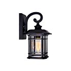 Lanterne murale d'extérieur CWI Lighting Blackburn 0411W8-1-101 60W 1 lumière noir