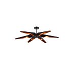 Lustre CWI Lighting Amar 1019P43-6-143 360W 6 lumières noir mat