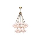 Lustre CWI Lighting Arya 1020P39-70-602 490W 70 lumières or satiné