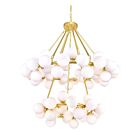 Lustre CWI Lighting Arya 1020P39-70-602 490W 70 lumières or satiné