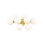 Applique murale CWI Lighting Arya 1020W18-8-602 56W 8 lumières or satiné