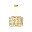 Lustre CWI Lighting Belinda 1026P16-4-193 240W 4 lumières champagne