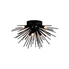 Plafonnier CWI Lighting Savannah 1034C20-6-101 240W 6 lumières noir